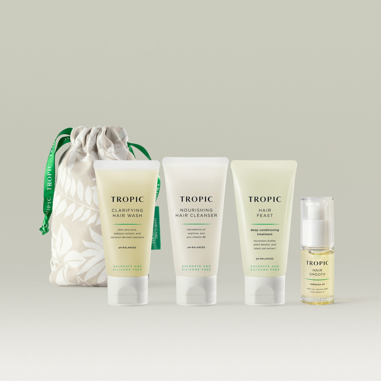 Hair Care Discovery Kit | Travel-Size Shampoo & Conditioner | Tropic